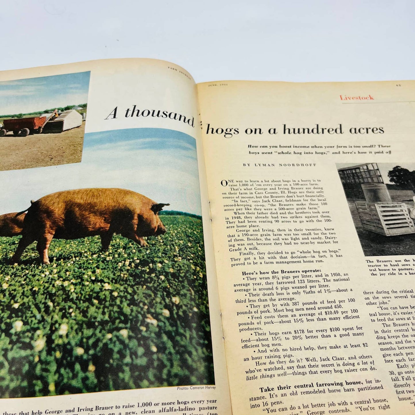 Farm Journal Magazine June 1953 Plowing Around War 5 Ways To Cool Your House BA4