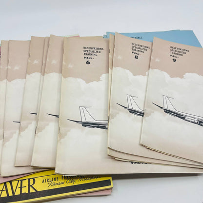 1967 Weaver Airlines Personnel School Complete Training Material Set