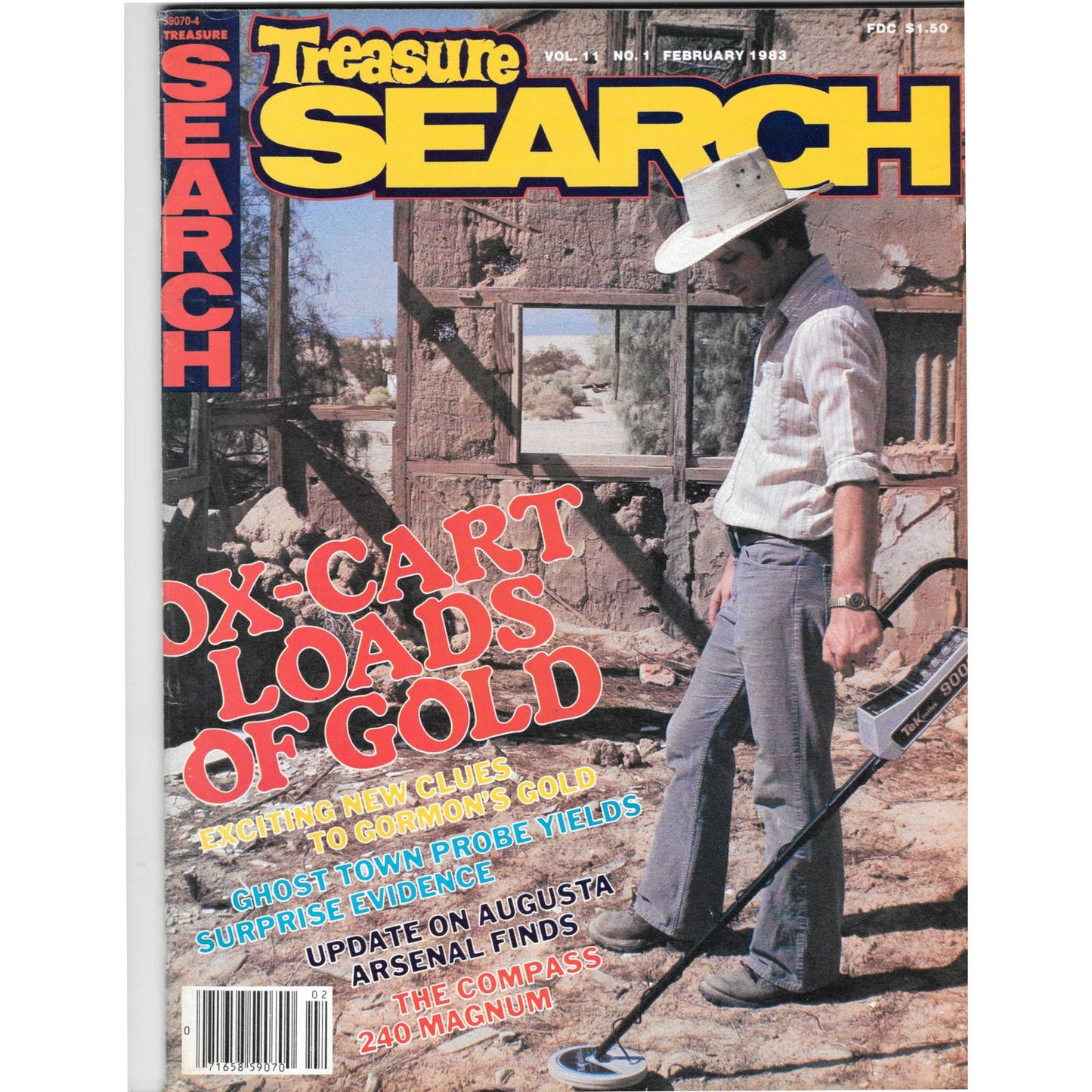 Treasure Search Magazine 1983 February Metal Detecting Gold Diamonds M2