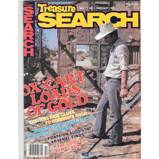 Treasure Search Magazine 1983 February Metal Detecting Gold Diamonds M2