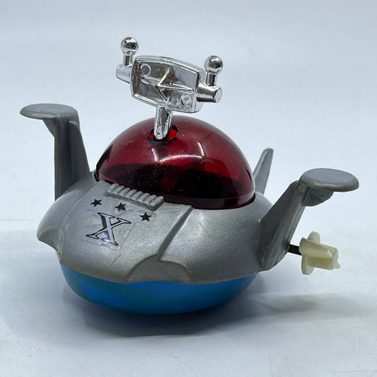 1970s Wind-up TN Space Ship UFO Toy WORKS 4” Hong Kong TD2