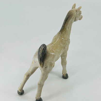 Vintage Imperial Toy Horse White Figure Figurine 5” TB6