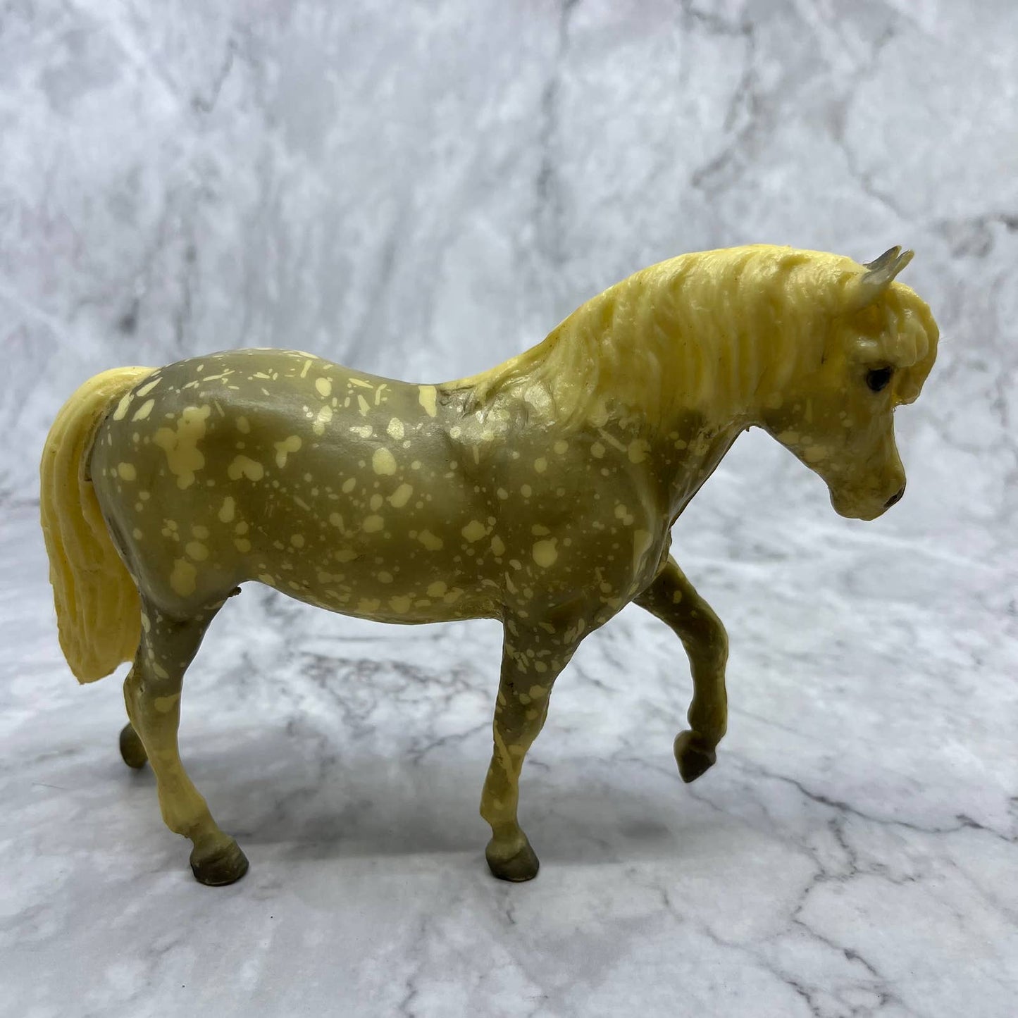Vintage Breyer Horse, Dapple Grey Mare Pony, White Socks 5x6 TB4