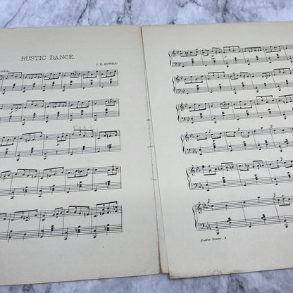 Antique Sheet Music Rustic Dance C.K. Howell Eclipse Publishing Large Format V41-1