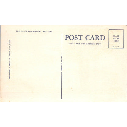 Hollywood Motel Niagara Falls Canada G. Chanady - Original Postcard P3-4