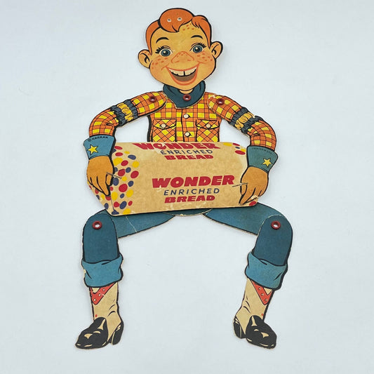 1950's Howdy Doody Wonder Bread Premium Jointed Figure 13” FL3