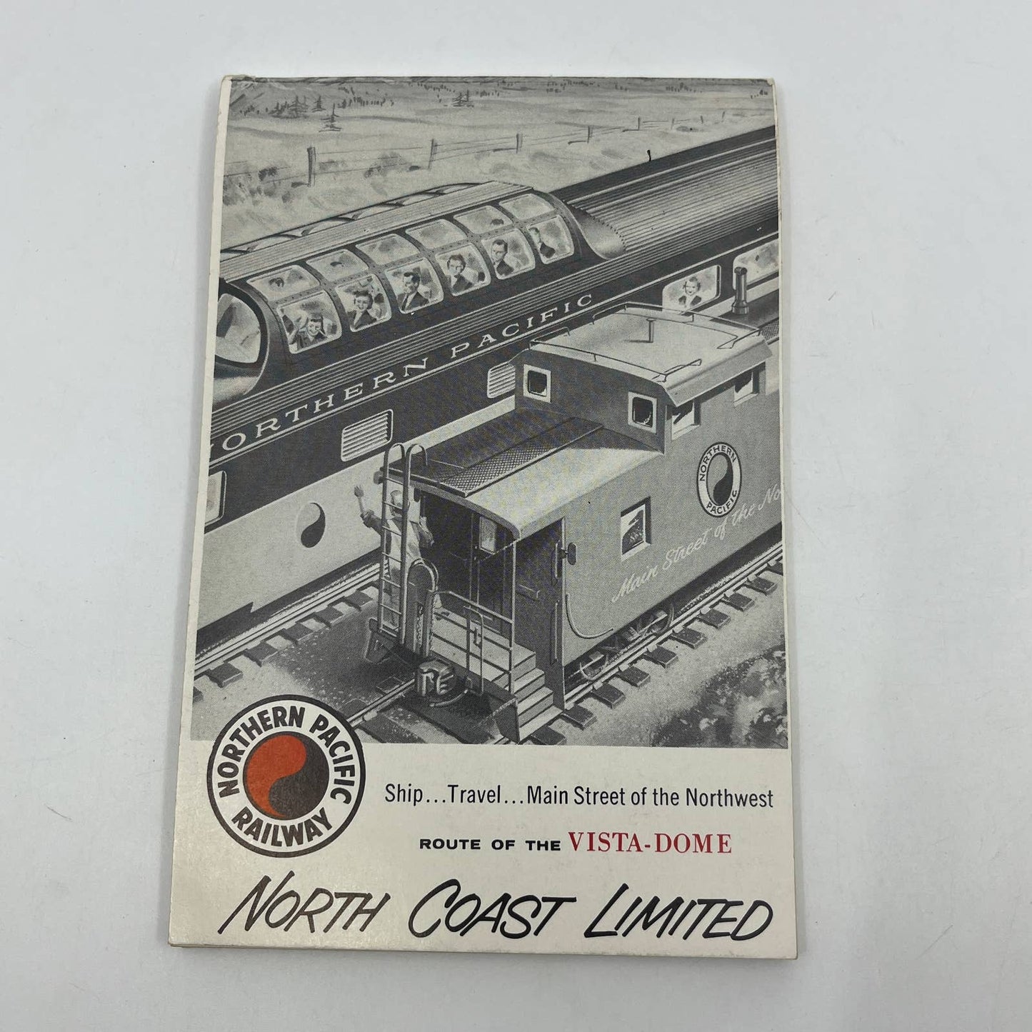 1956 Northern Pacific Railway North Coast Limited Vista-Dome Notepad UNUSED TG6