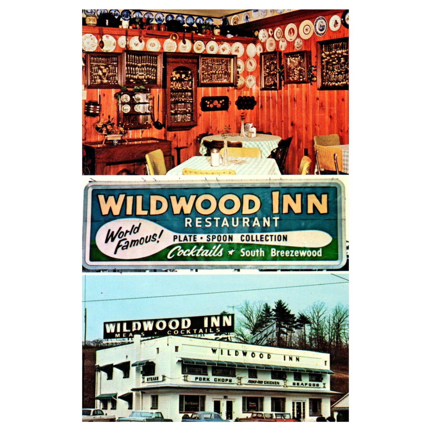 Wildwood Inn Breezewood Pennsylvania Walter & Clara Price - Postcard TJ8-2