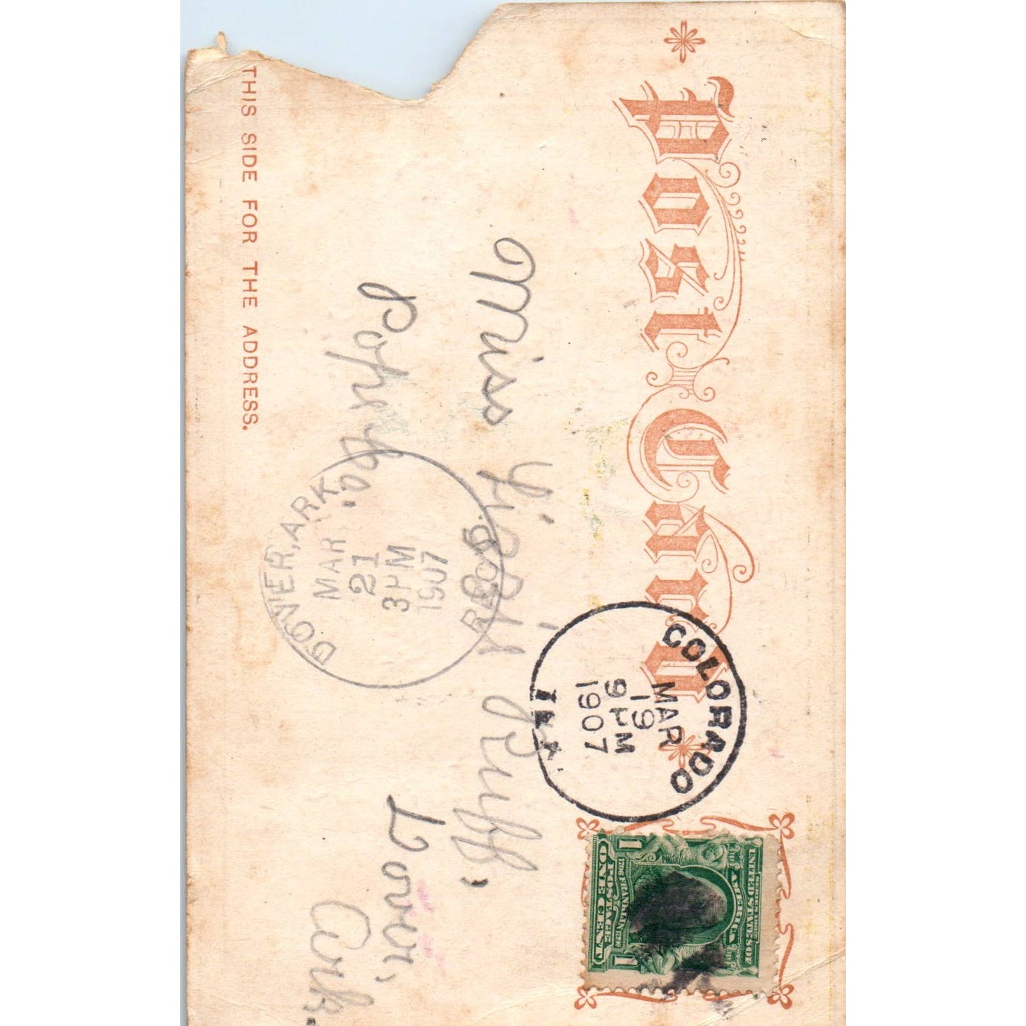 1907 The Lemon Poem Anthropomorphic 23 Skidoo Original Postcard TK1-24