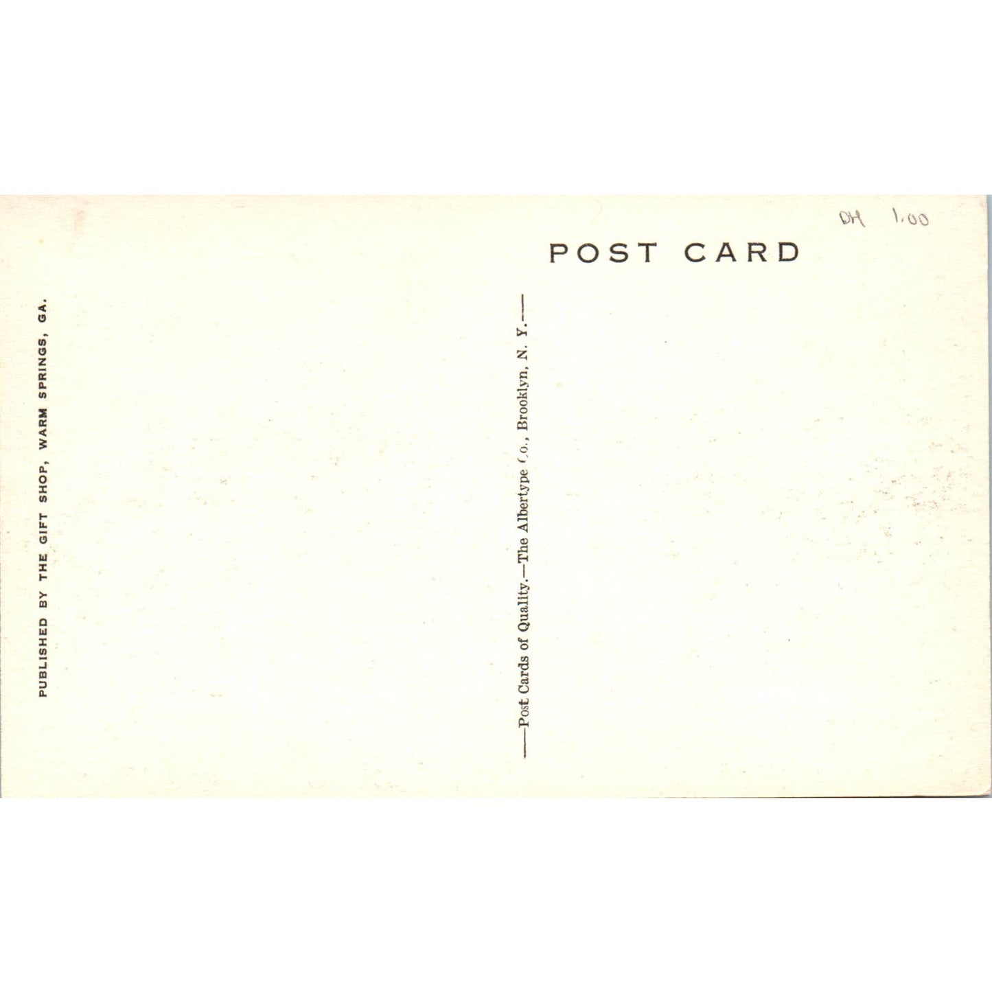 The Little White House Warm Springs GA East View RPPC Original Postcard TK1-P1