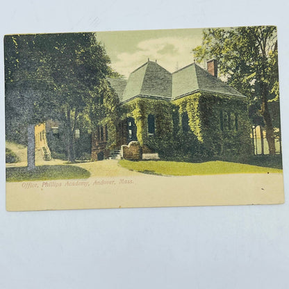 1906 Post Card Office Phillips Academy Andover Mass PA8