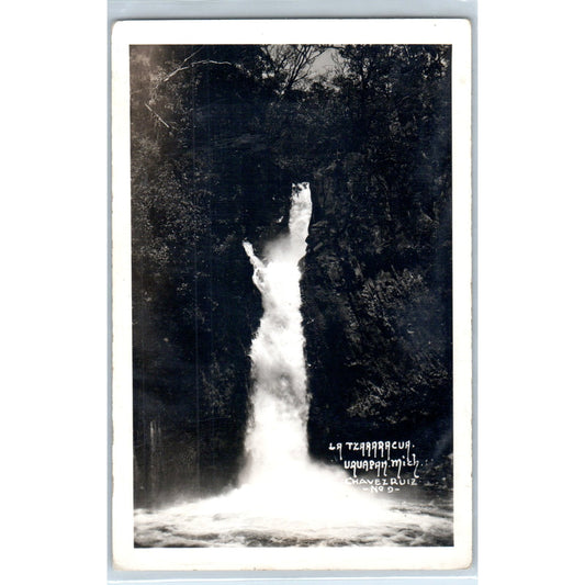 La Tzararacua Uruapan Mich  Mexico - Original RPPC Postcard P3-8