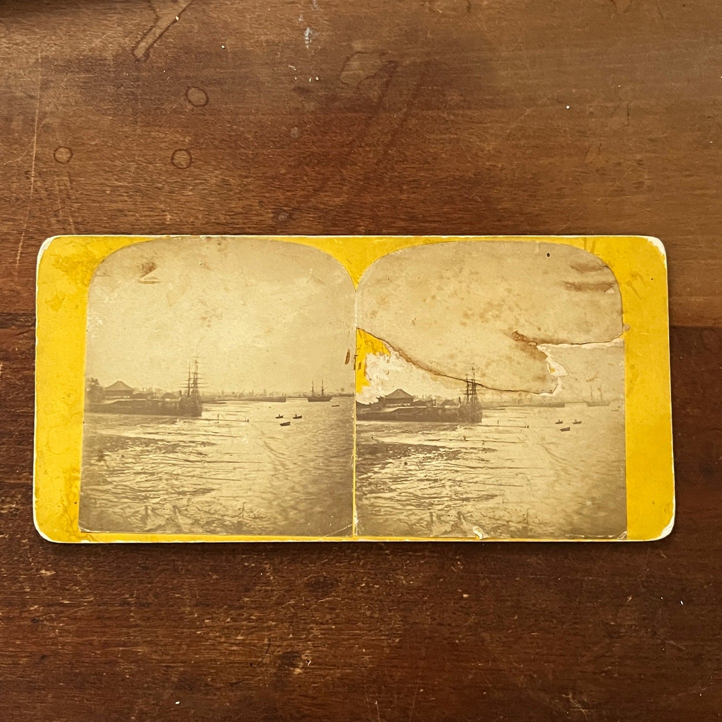 Marine Views Ebb Tide American Stereoscopic Co c1880 Antique Stereoview H2-6