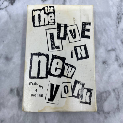 The The – Live In New York - (Yeah, It's A Bootleg) Cassette Tape TD8-68