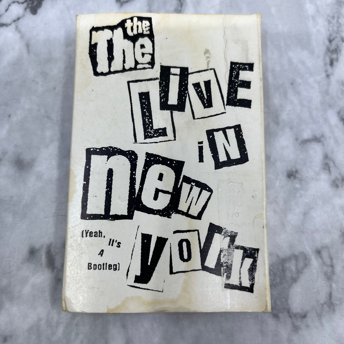 The The – Live In New York - (Yeah, It's A Bootleg) Cassette Tape TH9-C3
