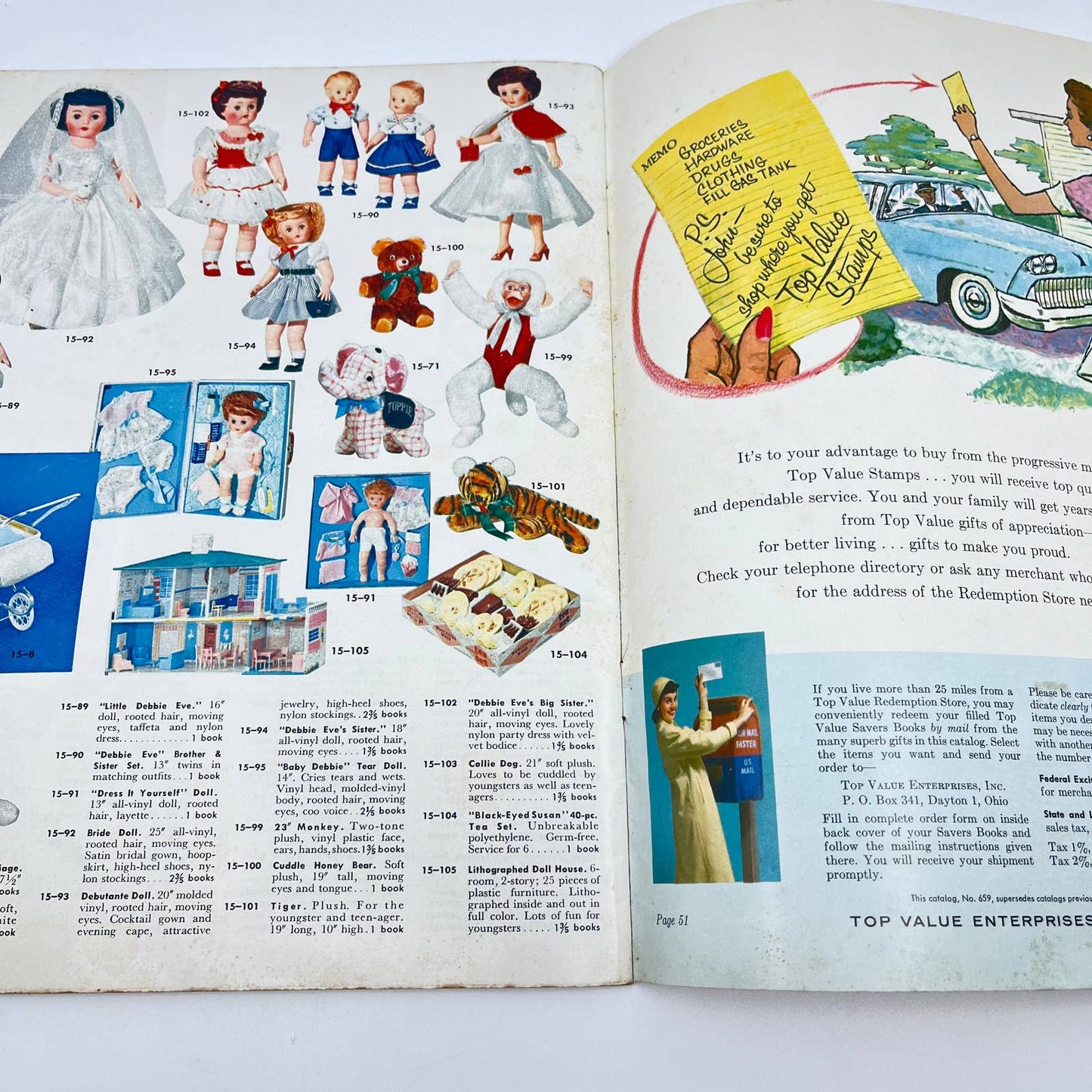 1958 Top Value Stamps Family Gift Catalog TE8