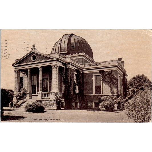 1909 Postcard Observatory - Cincinnati OH TD8-O2