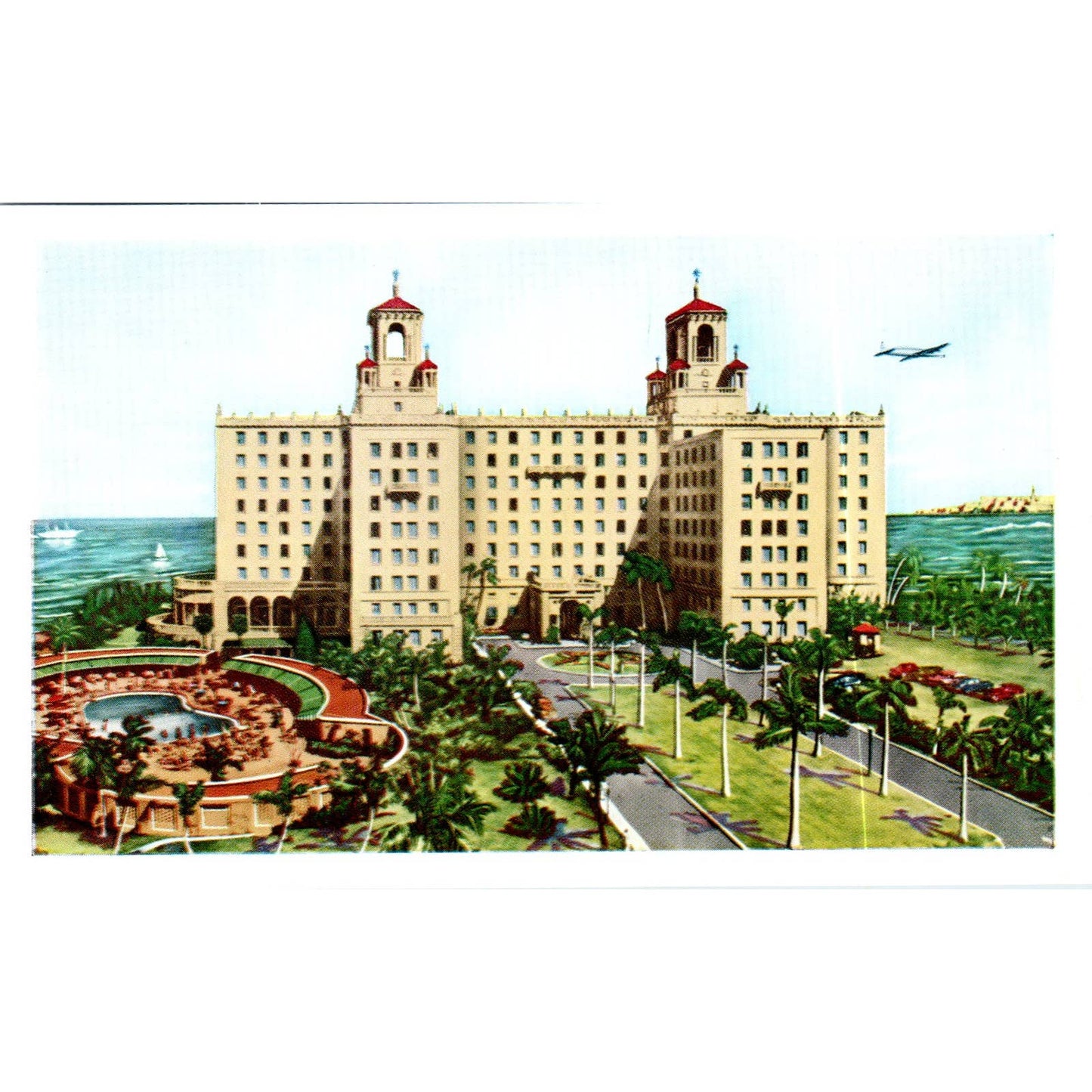 Hotel Nacional de Cuba Havana Cuba Original Postcard TK1-P16