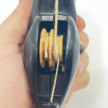 Vintage Bakelite Climber Climbing Toy Black Monkey Plastic  TE5