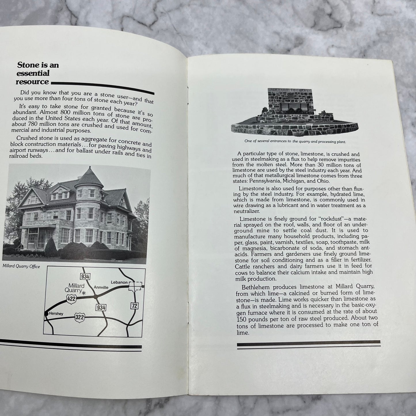 1979 H.E. Millard Quarry Employee Open House Promo Booklet L4-2