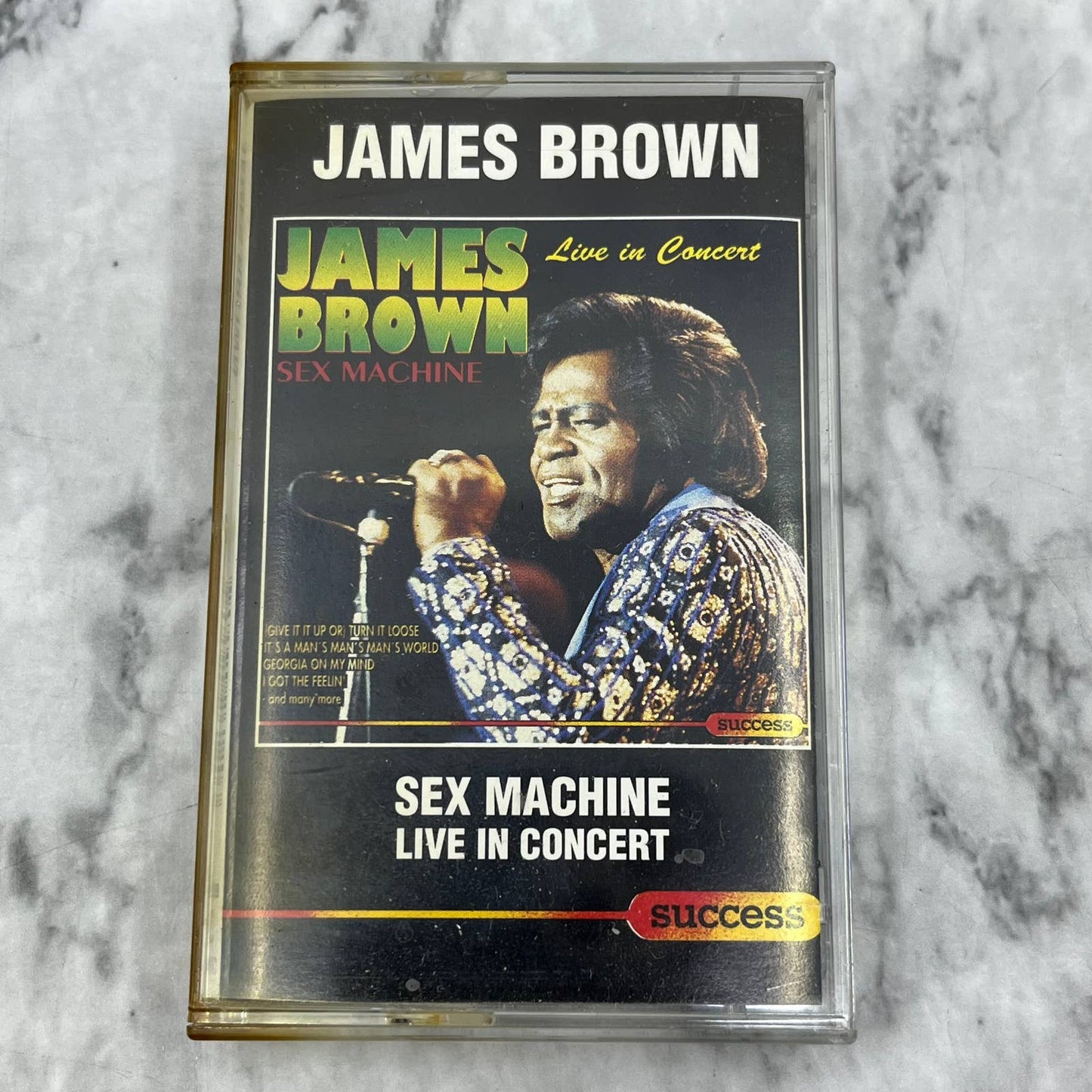 James Brown - Sex Machine Live in Concert - Cassette Tape TI1-38