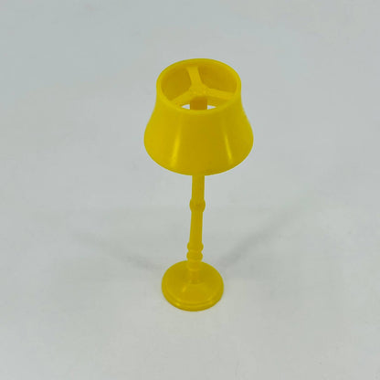 1950s MCM Dollhouse Furniture Celluloid Yellow Floor Lamp TD6