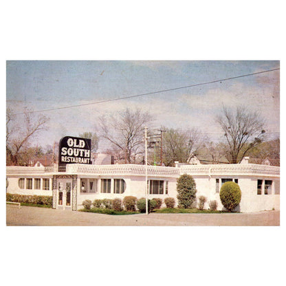 Old South Restaurant Fort Smith Arkansas - Postcard TJ8-2