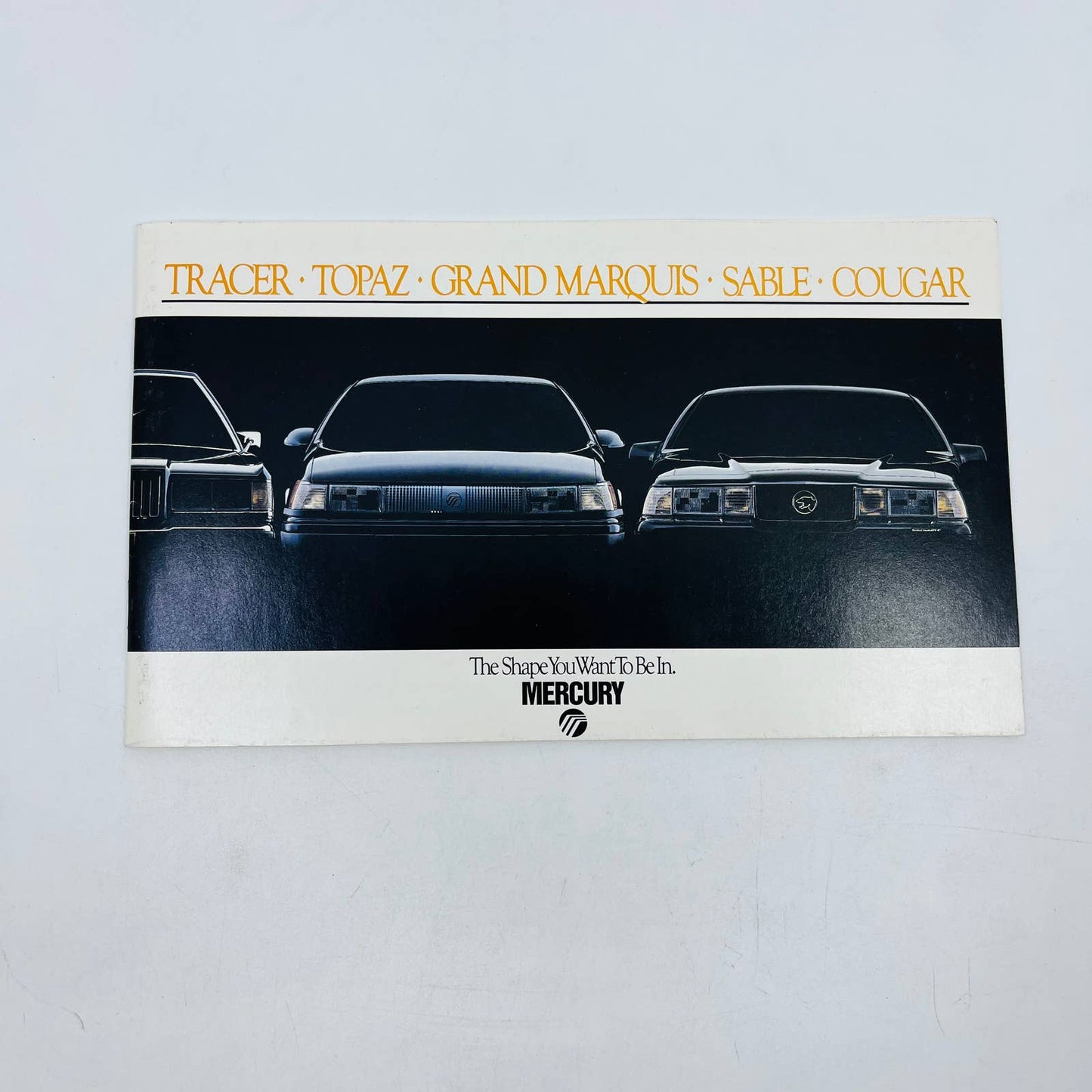 1988 Mercury Catalog Brochure Press Book Tracer Topaz Cougar Sable BA1