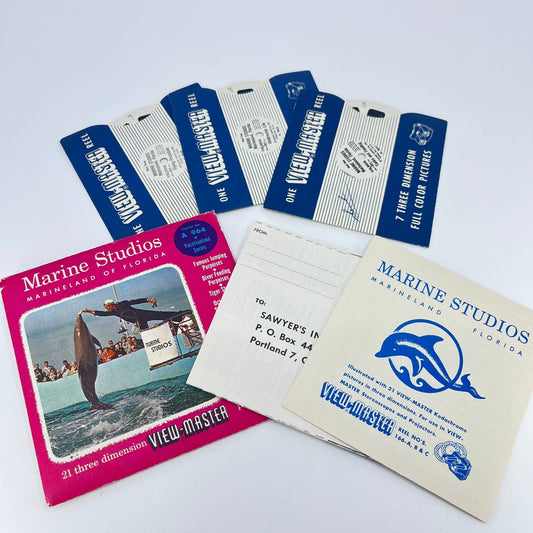 1955 Vacationland Series A 964 Marine Studios View Master Reels w/ Sleeve SD2