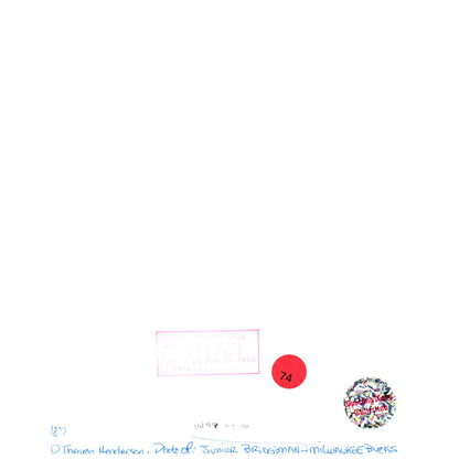 1987 Press Photo Basketball NBA Milwaukee Bucks Junior Bridgeman 8x10" AD3