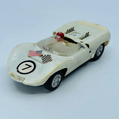 Vintage Toy Race Car Luck Mighty Mite #7 5” TE1
