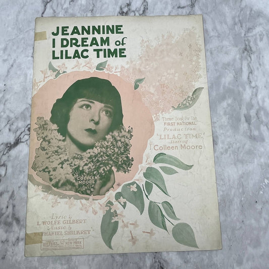 Jeannine I Dream of Lilac Time 1928 Sheet Music TK2-SM4