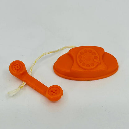 VINTAGE 1960s Mattel Doll Barbie Tammy Orange Rotary Phone SC3