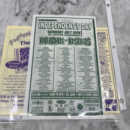 Vintage Malfunction California Indie Rock Fan Ephemera Collection FL5