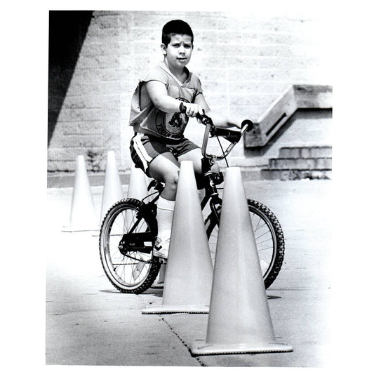 1984 Press Photo Craig Celona Harborside Community School Bike Rodeo 8x10" AD3