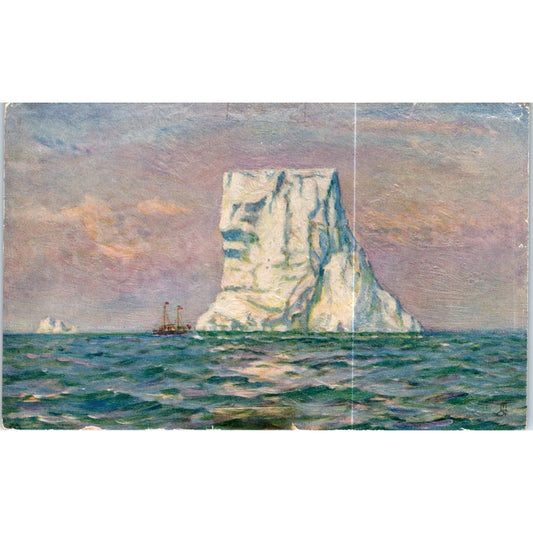 A Contribution from Greenland Glacier Raphael Tuck Original Postcard P3-2