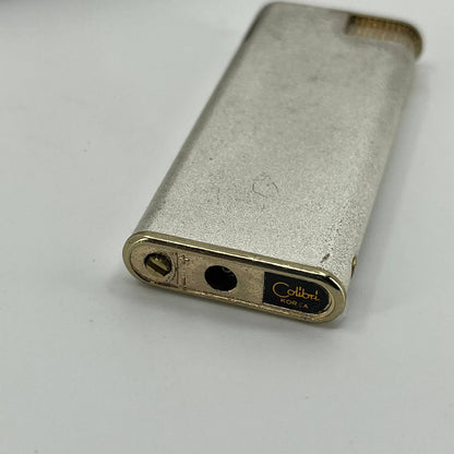 Vintage Colibri ELECTRO-QUARTZ Silver Tone Torch Lighter c/w Original Case SA2