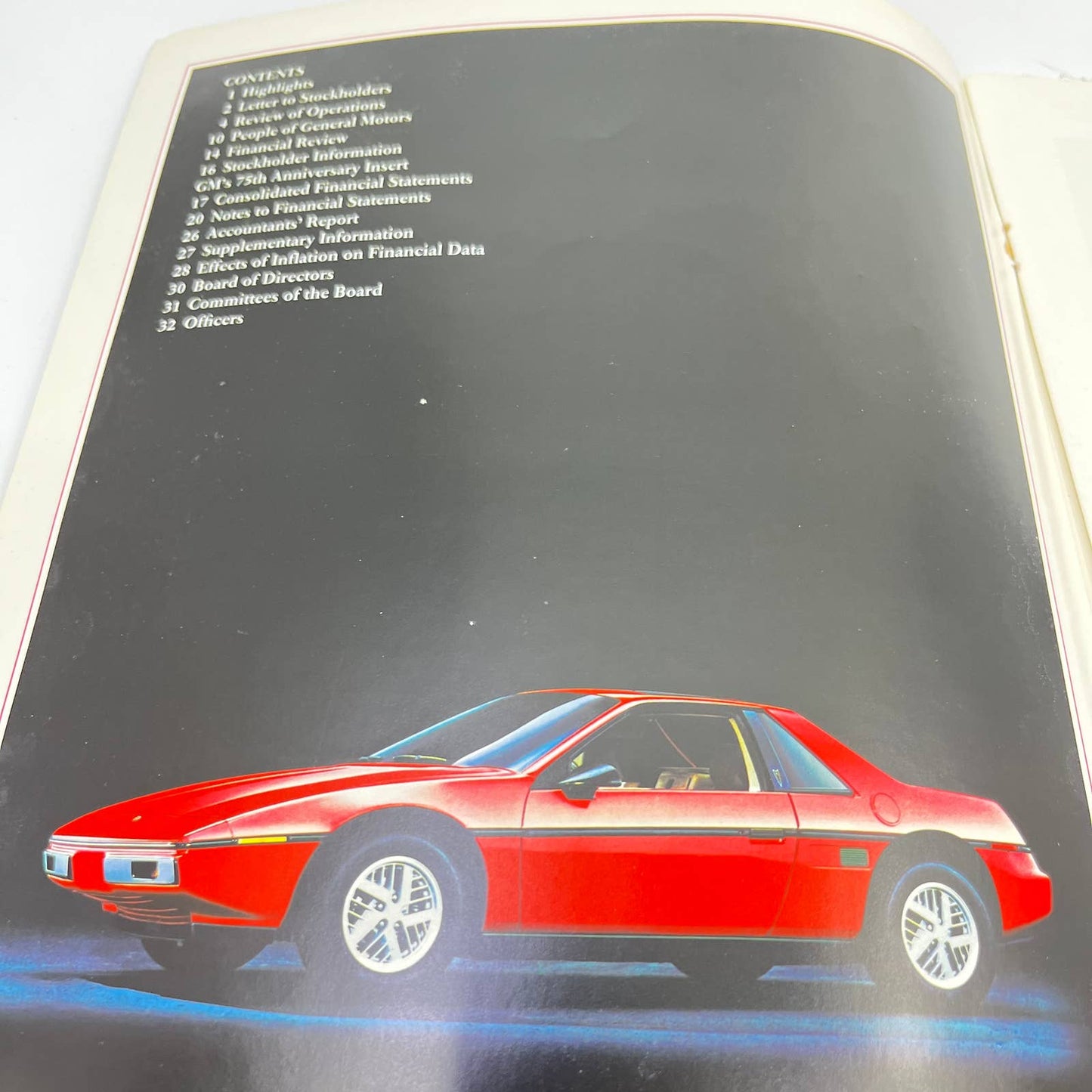 1983 General Motors Report to Shareholders Booklet Brochure TA3