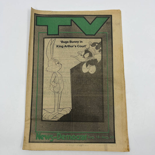 1981 Aug 16 Bellville IL News-Democrat TV Listings Bugs Bunny Daffy Duck TG6