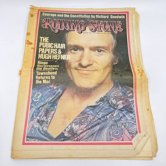 Rolling Stone Magazine December 20 1973  #150 Hugh Hefner Ringo the Beatles TF8