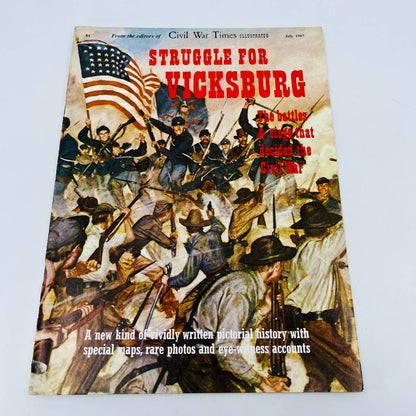 Vintage Civil War Times Illustrated July 1967 The Struggle for Vicksburg