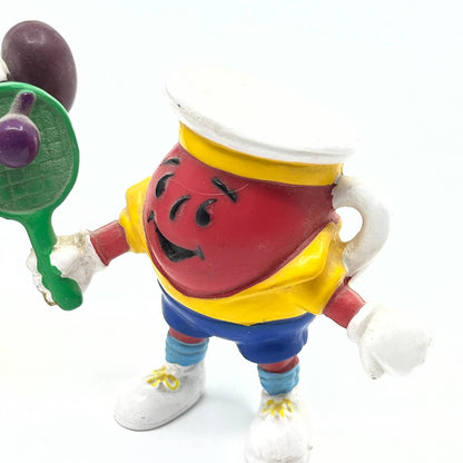 Kool Aid Man Kraft General Foods PVC Figure Lot of 2 Weight Lifter Tennis TG1