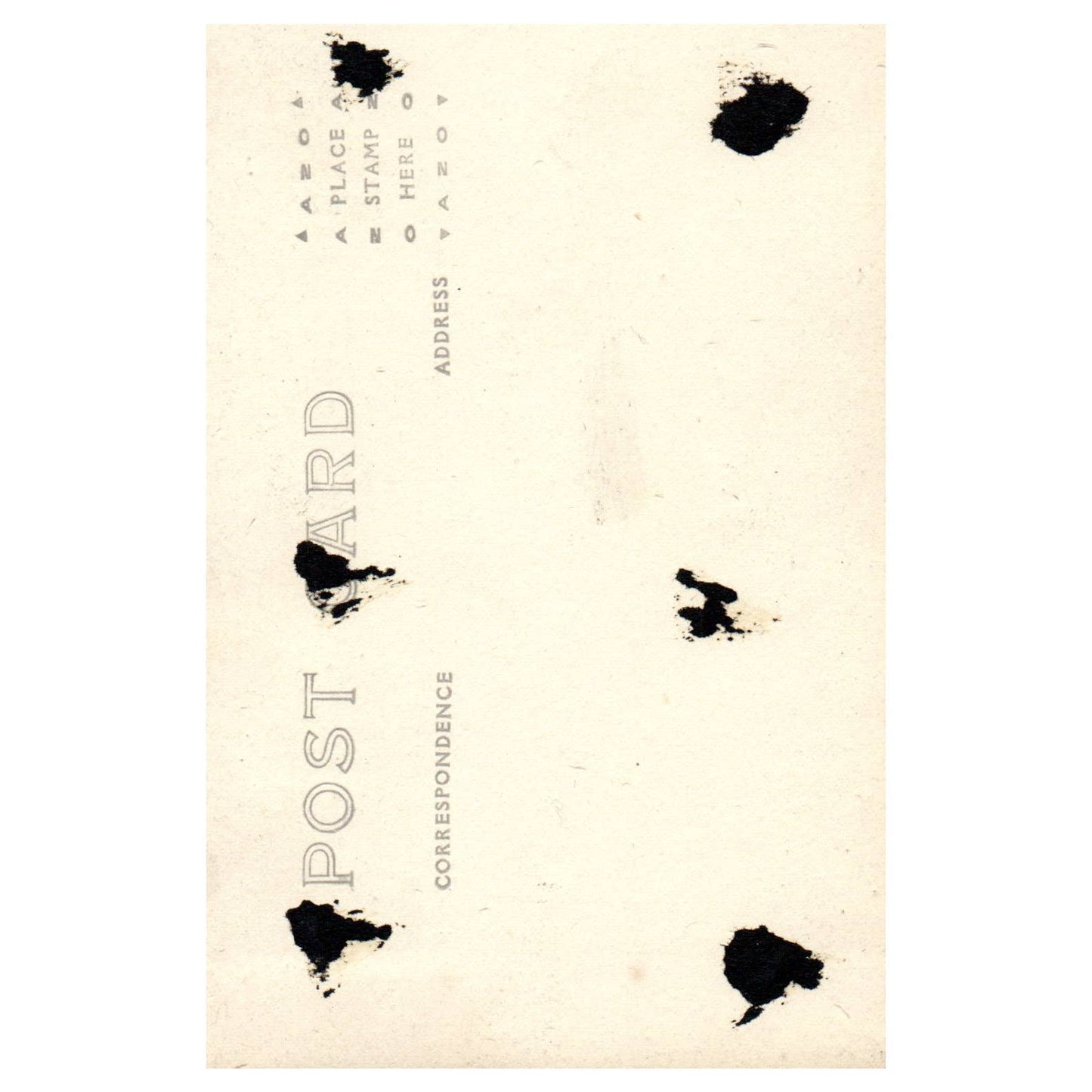 Director Firing Battleship - Original Postcard RPPC TJ8-4