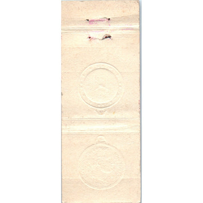 Creations Sarcar Geneve Horlogerie De Luxe Advertising Matchbook Cover MM9-7