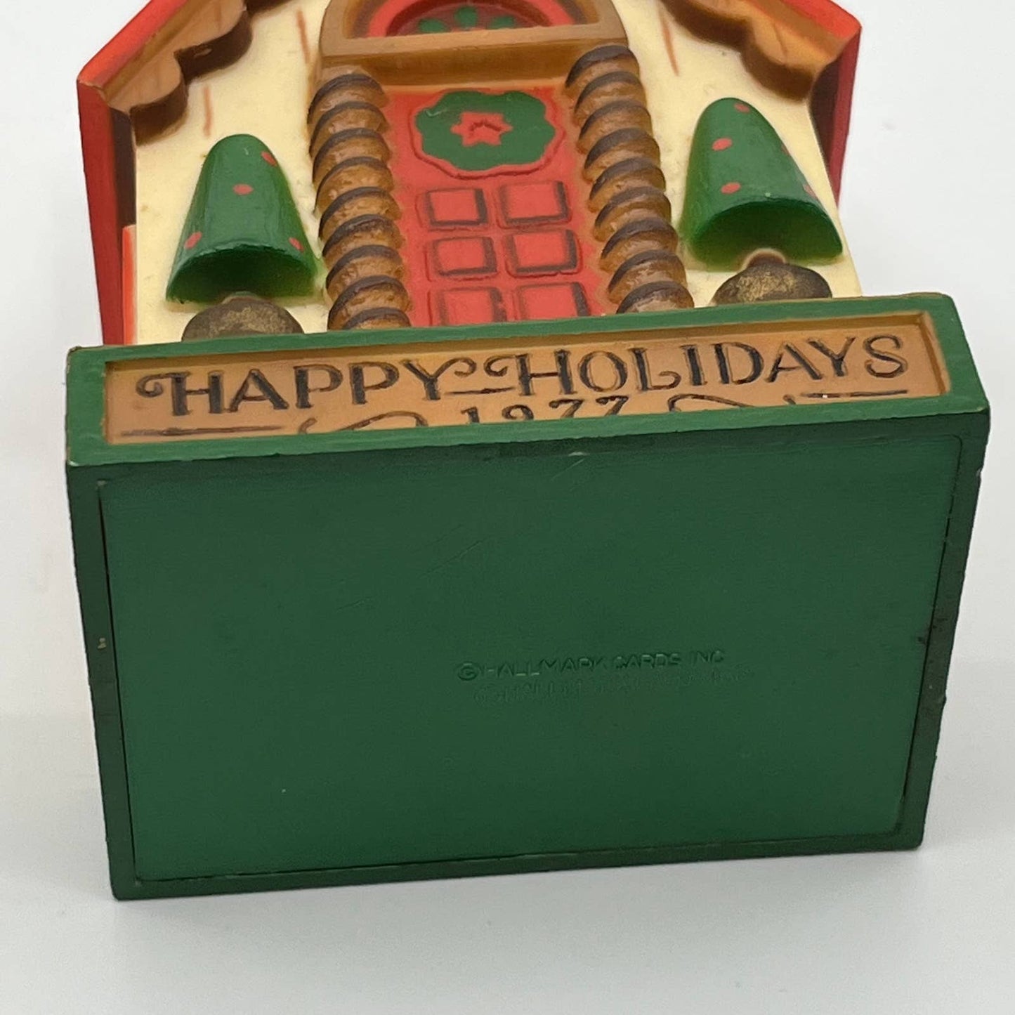 Vintage 1977 HALLMARK YESTERYEARS Collection HOUSE Christmas Ornament SA2