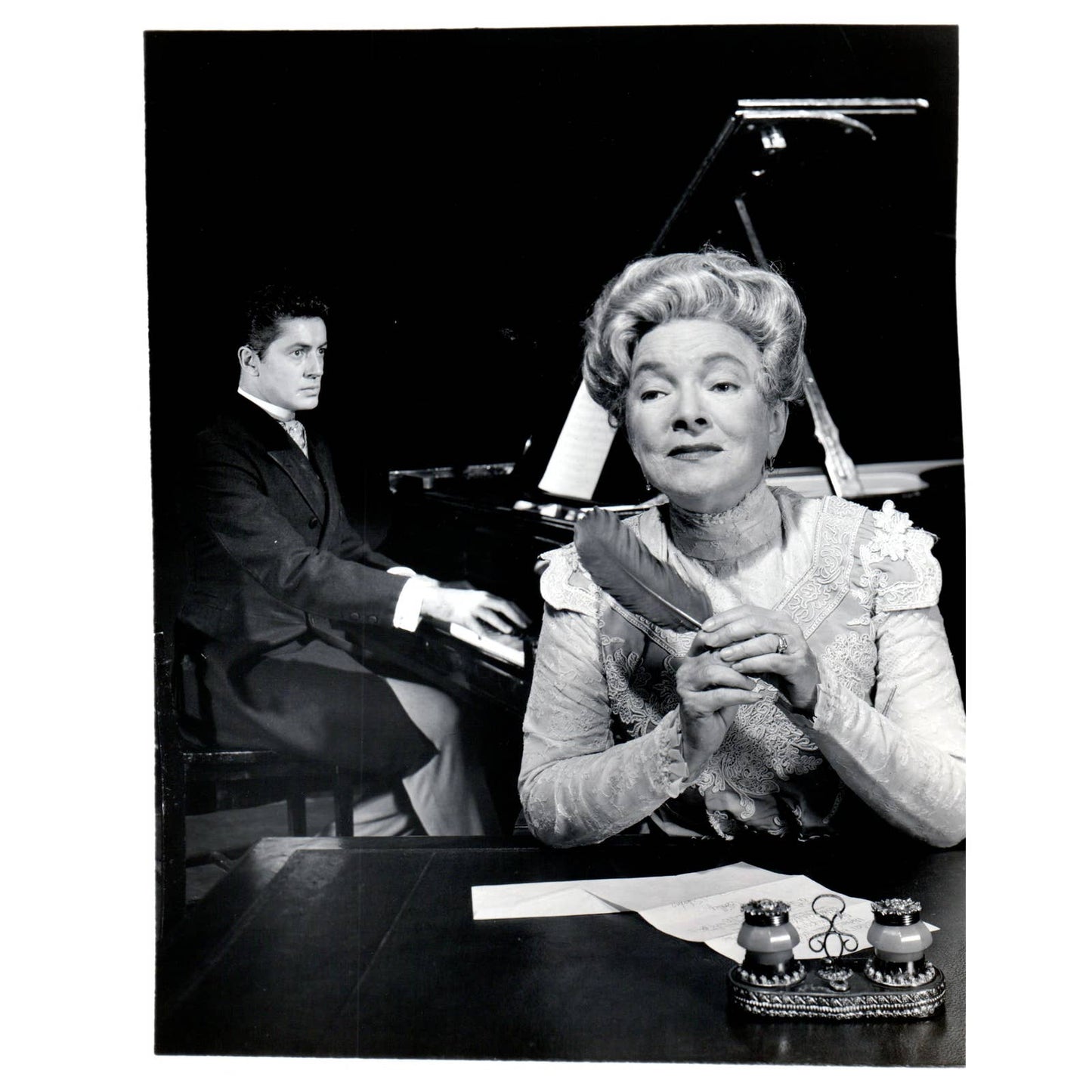 c1960 Press Photo Farley Granger Helen Hayes The Music of Romance NBC TJ7-2