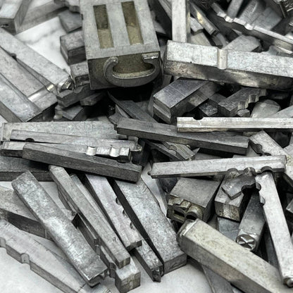 Huge Lot Vintage Letterpress Printers Block Various Size LETTERS & Spacers SE850