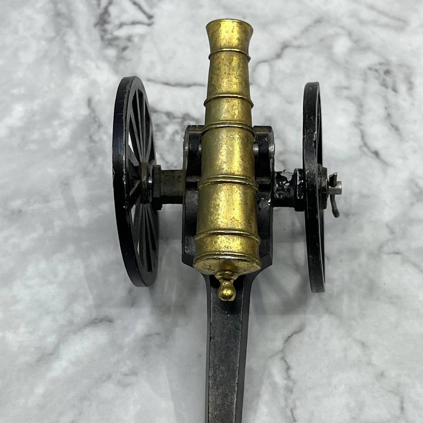 Vintage Miniature Cast Iron 3” Toy Cannon - Made in Japan TJ3
