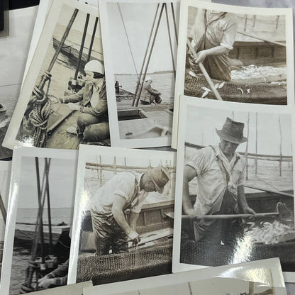 1930s Collection of Photos, Negatives White Stone VA Fishing Jack Lawson TJ9-PG3