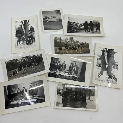 1940s Vintage Endicott NY Hunting and Fishing Photo Lot of 9 SC5